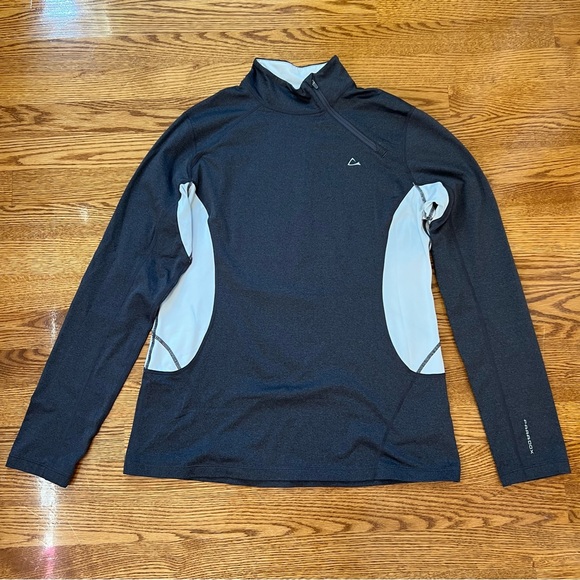 Paradox Tops - Paradox Grey 1/4 Zip Base Layer Longsleeve